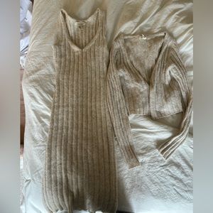 HAPPILY GREY SWEATER AND DRESS SET